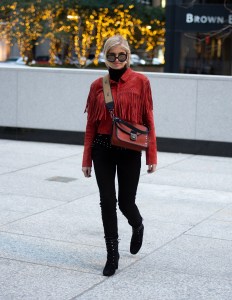 Street style at New York Fashion Week Women's Fall 2019