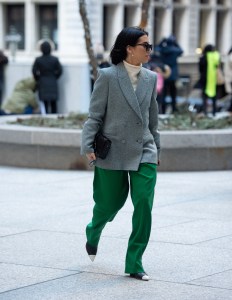 Street style at New York Fashion Week Women's Fall 2019