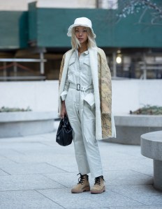 Street style at New York Fashion Week Women's Fall 2019
