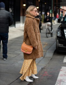 Street style at New York Fashion Week Women's Fall 2019