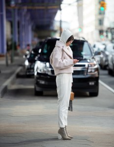Street style at New York Fashion Week Women's Fall 2019