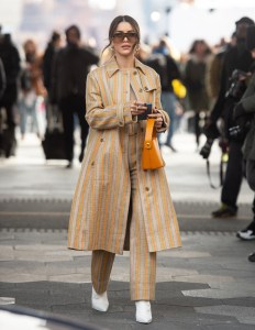 Street style at New York Fashion Week Women's Fall 2019
