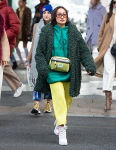 Street style at New York Fashion Week Women's Fall 2019