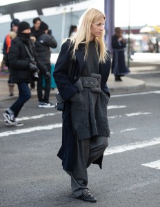 Street style at New York Fashion Week Women's Fall 2019
