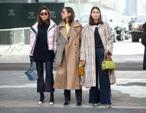 Street style at New York Fashion Week Women's Fall 2019