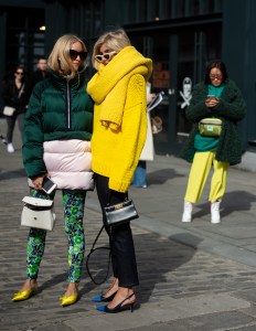 Street style at New York Fashion Week Women's Fall 2019