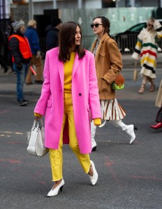 Street style at New York Fashion Week Women's Fall 2019
