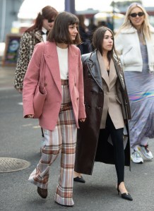 Street style at New York Fashion Week Women's Fall 2019