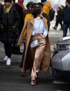 Street style at New York Fashion Week Women's Fall 2019