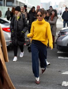 Street style at New York Fashion Week Women's Fall 2019