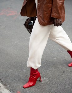 Street style at New York Fashion Week Women's Fall 2019