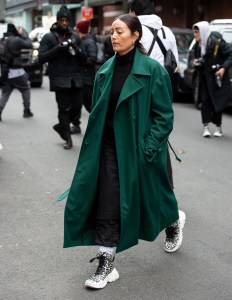 Street style at New York Fashion Week Women's Fall 2019