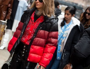 Street style at New York Fashion Week Women's Fall 2019