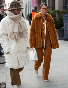 Street style at New York Fashion Week Women's Fall 2019
