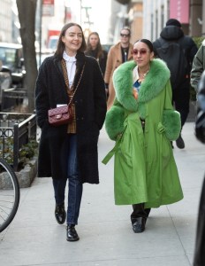 Street style at New York Fashion Week Women's Fall 2019