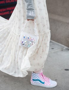 Street style at New York Fashion Week Women's Fall 2019