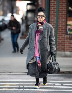 Street style at New York Fashion Week Women's Fall 2019