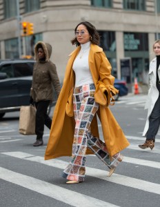 Street style at New York Fashion Week Women's Fall 2019