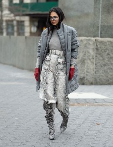 Street style at New York Fashion Week Women's Fall 2019