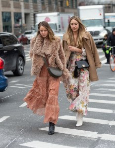 Street style at New York Fashion Week Women's Fall 2019