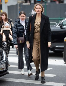 Street style at New York Fashion Week Women's Fall 2019