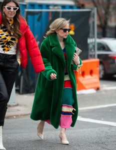 Street style at New York Fashion Week Women's Fall 2019