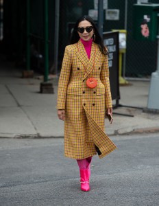 Street style at New York Fashion Week Women's Fall 2019