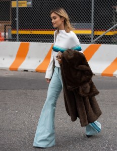 Street style at New York Fashion Week Women's Fall 2019