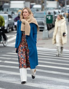 Street style at New York Fashion Week Women's Fall 2019