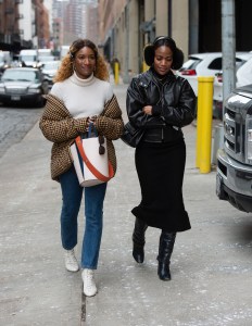 Street style at New York Fashion Week Women's Fall 2019