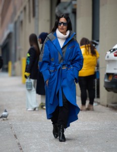Street style at New York Fashion Week Women's Fall 2019