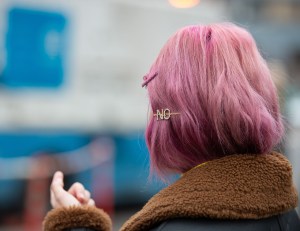 Street style at New York Fashion Week Women's Fall 2019