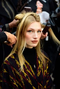 Backstage at Tibi RTW Fall 2019