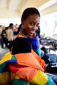 Backstage at Tibi RTW Fall 2019