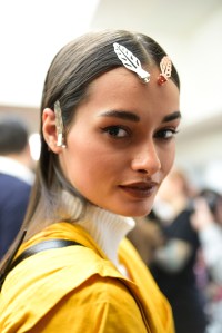 Backstage at Tibi RTW Fall 2019