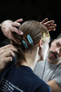 Backstage at Tom Ford RTW Fall 2019