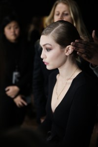 Backstage at Tom Ford RTW Fall 2019