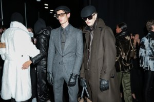 Backstage at Tom Ford RTW Fall 2019