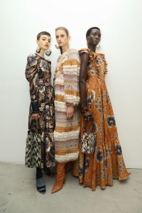 Backstage at Ulla Johnson RTW Fall 2019