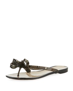 Valentino Rockstud Jelly Thong Sandle