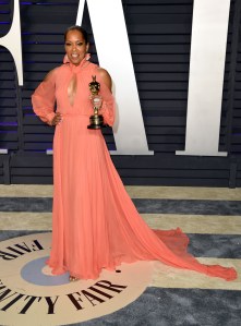 Regina King wearing Monique Lhuillier