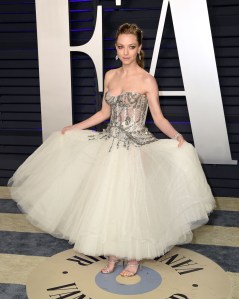 Amanda Seyfried wearing Alexander McQueen