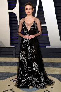 Joey King wearing Yanina Couture
