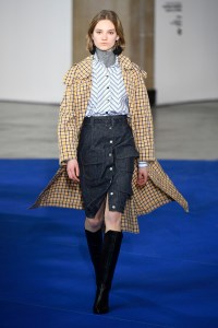 Model on the catwalk