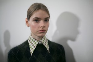 Backstage at Victoria Beckham RTW Fall 2019