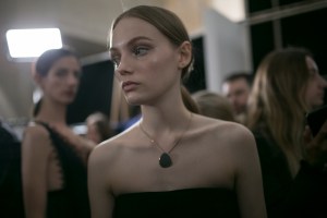 Backstage at Victoria Beckham RTW Fall 2019