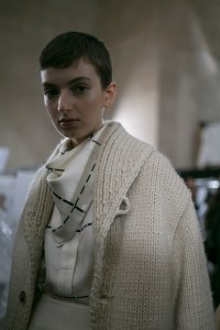 Backstage at Victoria Beckham RTW Fall 2019