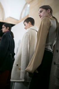 Backstage at Victoria Beckham RTW Fall 2019