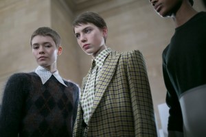Backstage at Victoria Beckham RTW Fall 2019