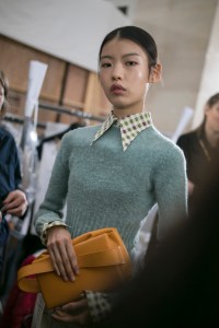 Backstage at Victoria Beckham RTW Fall 2019